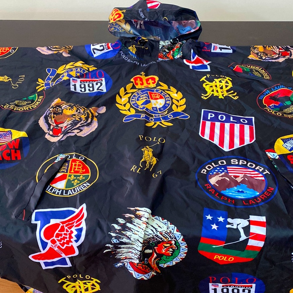 🔥🐎 Rare!!! POLO - RACKLO Lolife PONCHO Size XL 🔥🐎